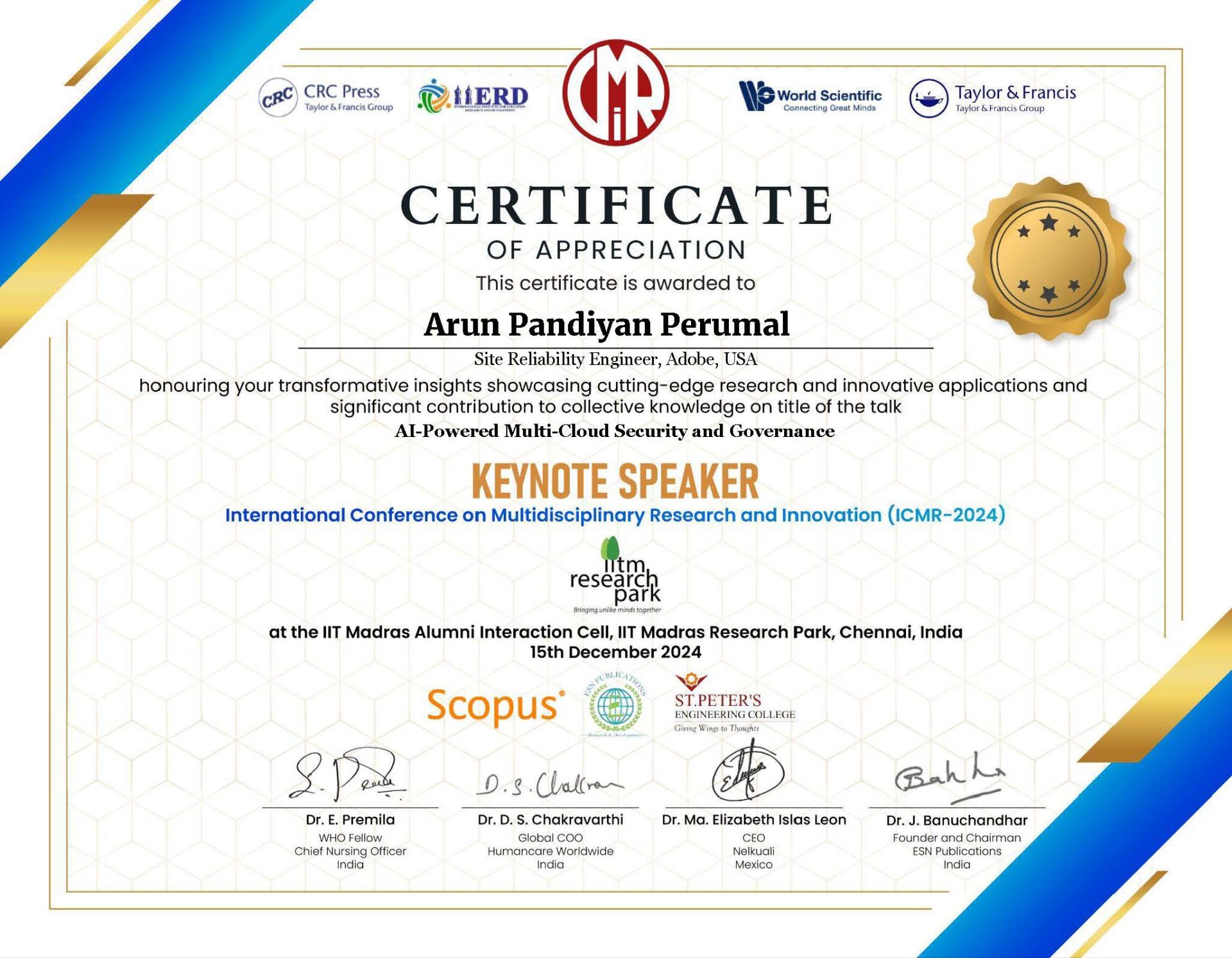 Expert in Driving Multi-Cloud Excellence: Architecting Scalable and Resilient Globally Distributed Cloud Infrastructures