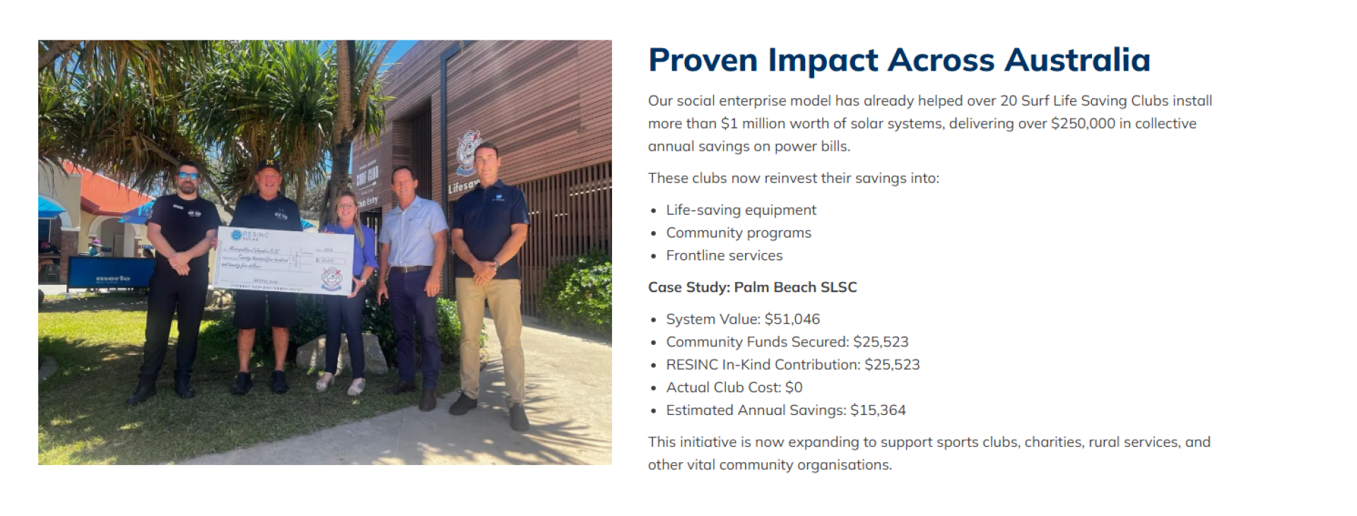 RESINC Solar, leaders in customer service excellence in Energy